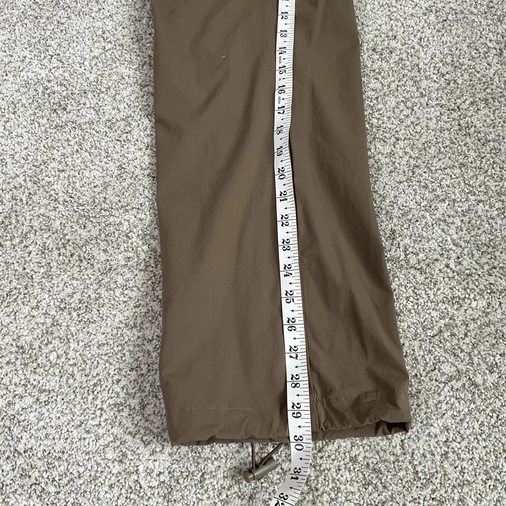Men's PacSun Tan Straight Cargo Utility Pants Stretch Drawstring Comfort Size L - Picture 8 of 10
